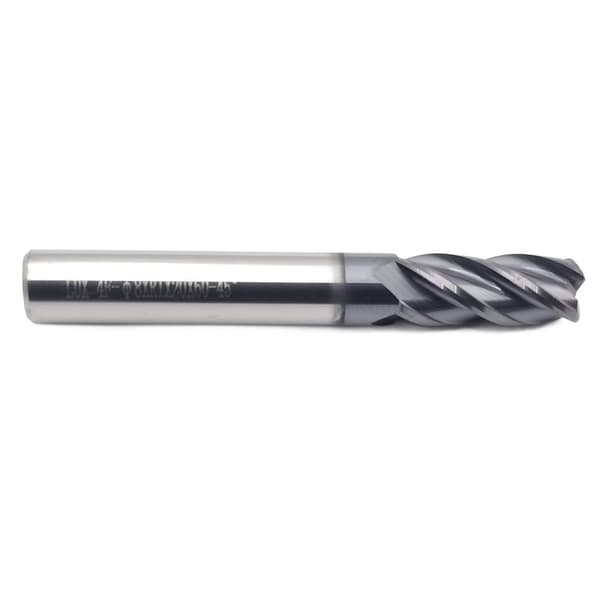 VHM radialskærer Fi8 x R1 x 60 mm - 45 HRC