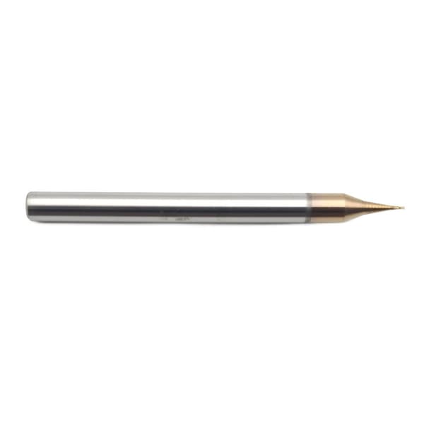 Micro VHM Carbide Cutter 0,6 x 1,2 x 4D x 50 mm TiSiN 55 HRC