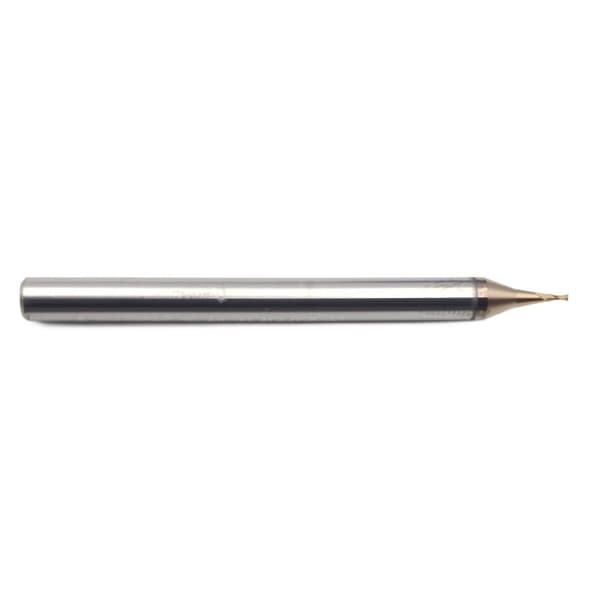 Micro VHM Carbide Cutter 0,8 x 1,6 x 4D x 50 mm TiSiN 55 HRC