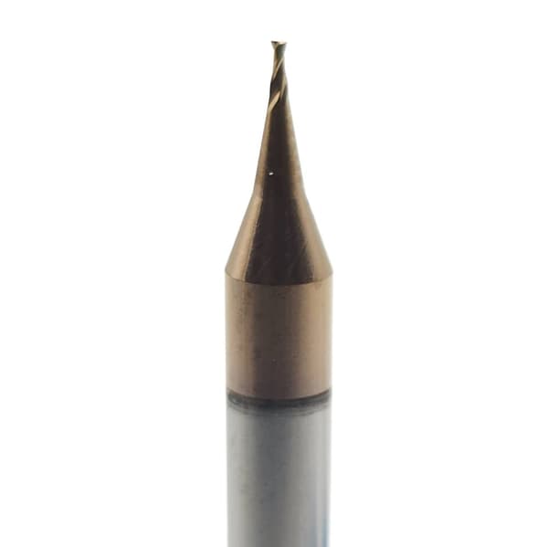 Micro VHM Carbide Cutter 0,8 x 1,6 x 4D x 50 mm TiSiN 55 HRC