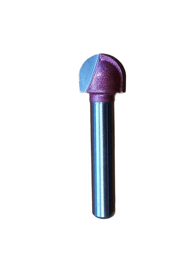TCT 3D V-formet fræser poleret kugle 6 x 10 mm