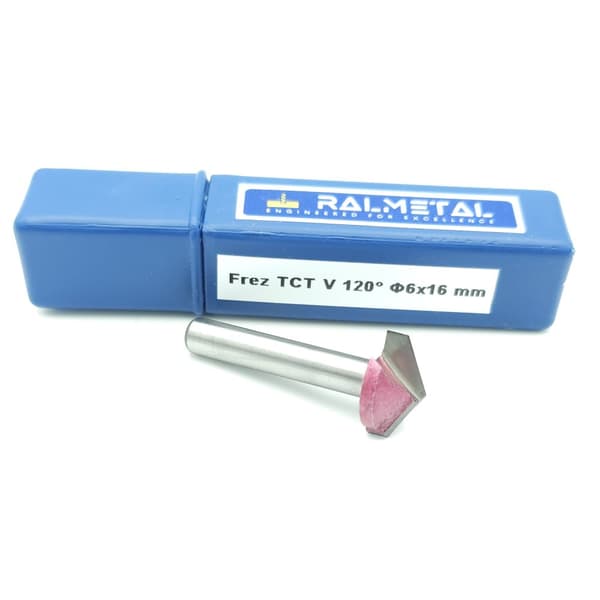 TCT 3D V kniv 120 ° 6 x 16 mm Udskæringsskærer