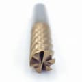Miniatyrbillede 4 af 4: 6-rillet VHM fræser 6 x 15 x 50 mm TiSiN 55 HRC