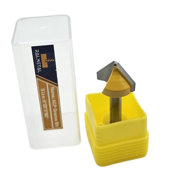 VHM fræser til at bryde Dibond Alucobond - 90 ° 6 x 20 mm