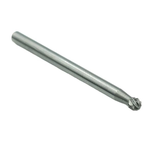 VHM fræser dobbeltvirkende roterende filkugle D3 x 38 x 3D mm - 60 HRC