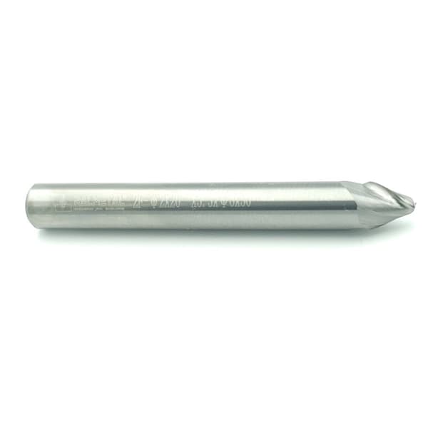VHM konisk skærer til matricer flad D2 x 20° x D6 x 50 mm 45 HRC poleret