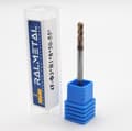 Miniatyrbillede 1 af 3: VHM radialskærer 3 x R1 x 3D x 50 mm TiSiN 55 HRC