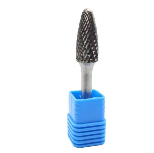 VHM fræser Roterende fil træform RBF D10 x 20 x 6D x 65 mm 60 HRC