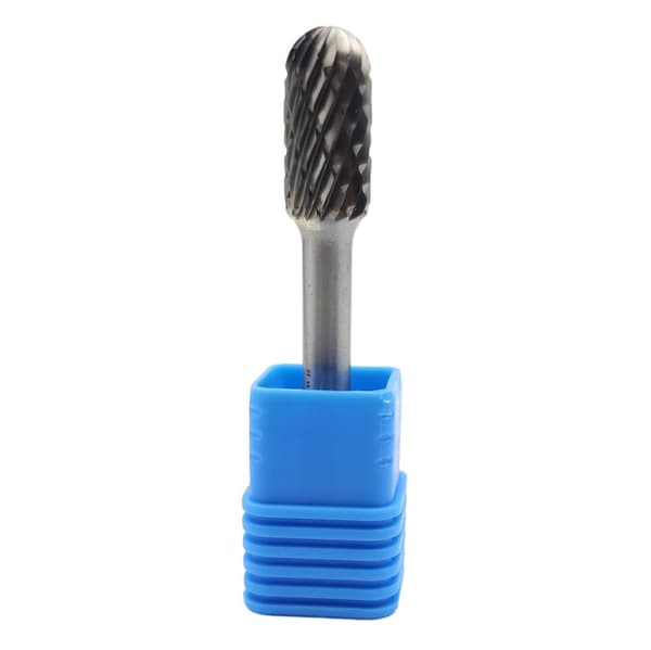 VHM fræser roterende fil afrundet cylinder 10 x 20 x 6D x 65 mm 60 HRC