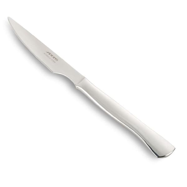 110 mm stekkniv med slät kant - Rostfritt stål monoblock för exakta snitt av stekt kött, kotletter och