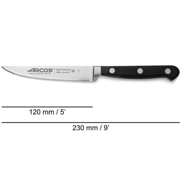 Stekkniv - ARCOS - Opera - 120 mm - Nitrum® Smitt rostfritt stål - Korrosionsbeständig