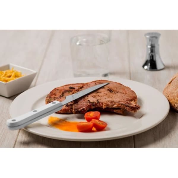 Steakknivar - ARCOS - Steak Basic - Rostfritt stål - Vit polyoximetylen - 115/225 mm