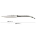 Miniatyrbild 2 av 5: Steakkniv - ARCOS - 110 mm - Rostfritt stål - Monoblock - Tandad kant