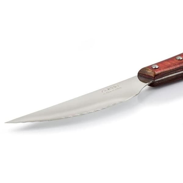 Biffknivar - ARCOS - Skog - 110/220 mm - Rostfritt stål - Komprimerat poppelträ