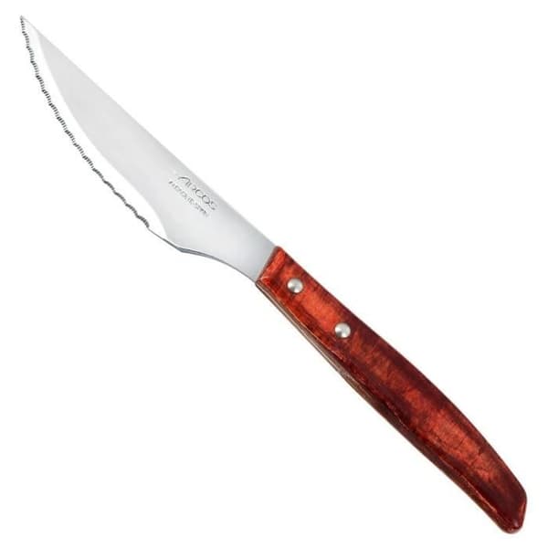 Biffknivar - ARCOS - Skog - 110/220 mm - Rostfritt stål - Komprimerat poppelträ