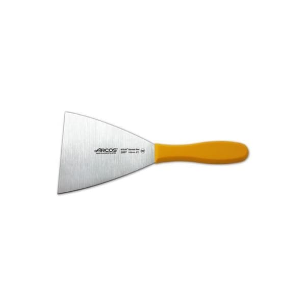 Spatula - Arcos - Modell 299700 - Nitrum rostfritt stål - Blade 12,5 x 12 cm - Gul polypropen