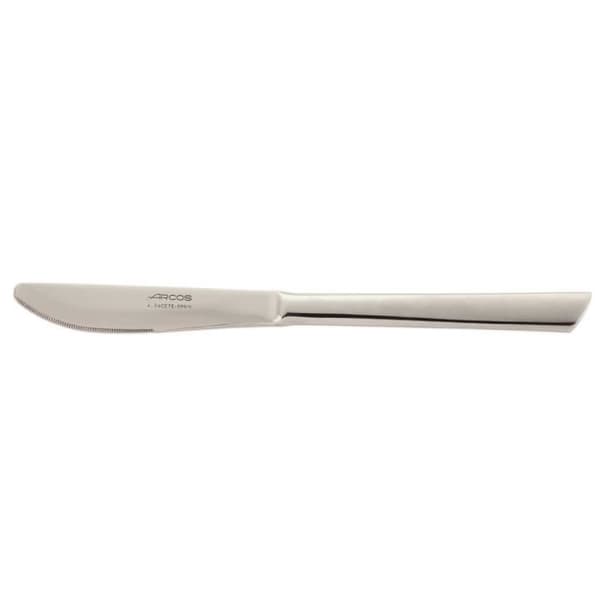 Arcos Tuscany 570600 dessertkniv i ett stycke i 18/10 rostfritt stål, 2,5 mm tjock och 9 cm blad i kartong.