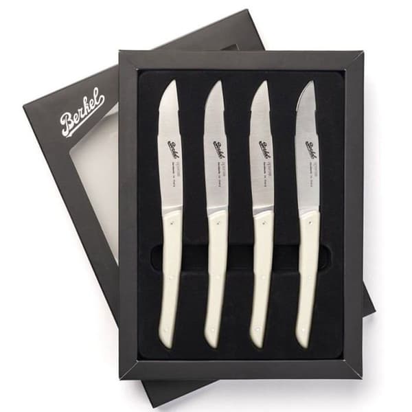 BERKEL Set med 4 Cream Steak Knives