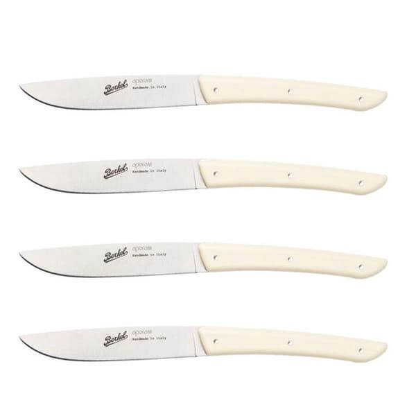 BERKEL Set med 4 Cream Steak Knives
