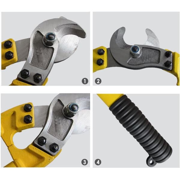 Heavy Duty Kabelskærer, 18 Tommer Lang, Skærer Op til 150mm², Ergonomisk Skridsikker Greb