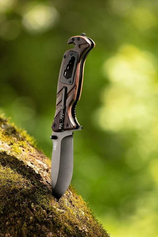 NEO Taktisk Överlevnadsfällkniv 22 cm 6in1