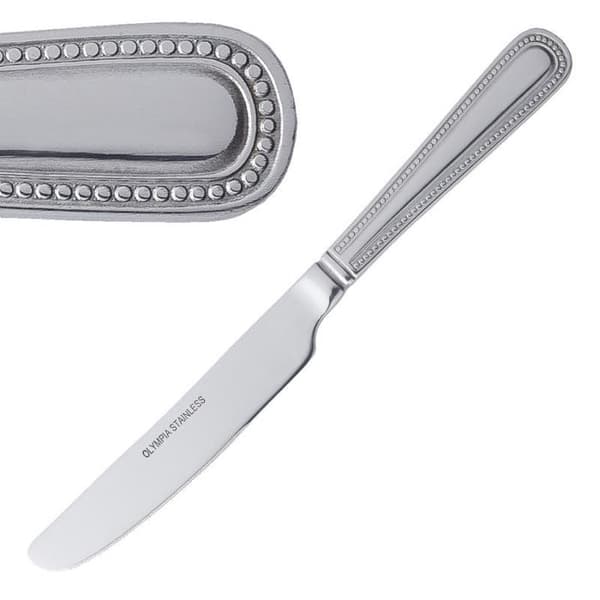 Efterrättskniv 199 mm Bead Olympia - Förpackning med 12