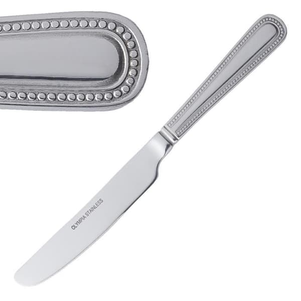 Efterrättskniv 199 mm Bead Olympia - Förpackning med 12