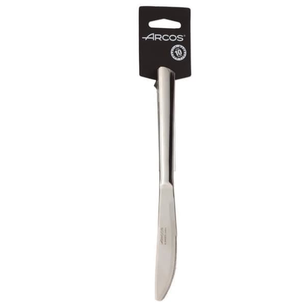 Set med bordsknivar Arcos Toscana 575000 i ett stycke i 18/10 rostfritt stål monoblock, 3 stycken och 10 cm blad i
