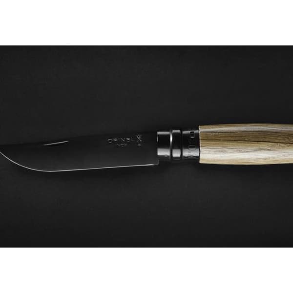 OPINEL - N°08 Luxe Chêne Svart - Presentkniv i trälåda