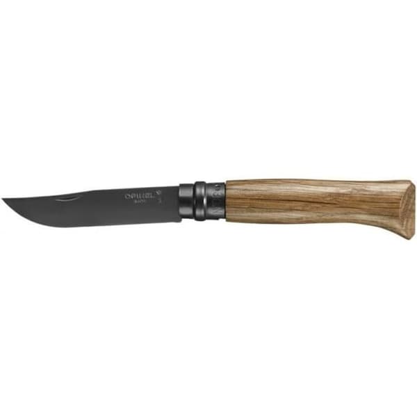 OPINEL - N°08 Luxe Chêne Svart - Presentkniv i trälåda