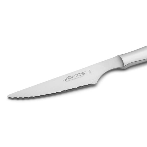 Stekkniv i rostfritt stål tandad kniv 11 cm Cuchillos de mesa-