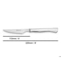Miniatyrbild 2 av 5: Stekkniv i rostfritt stål tandad kniv 11 cm Cuchillos de mesa-