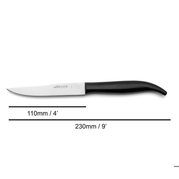 Kniv - Arcos - Bord 372900 - Monobloc i rostfritt stål - Blad på 11 cm - För vuxen