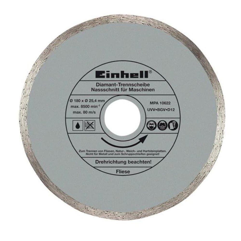 Einhell Diamantskæreskive 180 x 25,4 mm for RT-TC 430 U, TC-TC 618