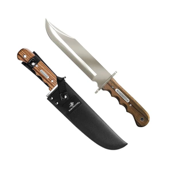 Double Barrel Bowie w/ Sheath