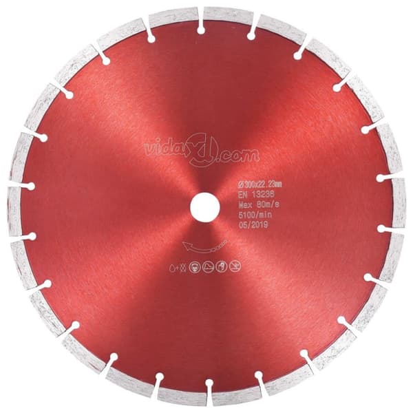 vidaXL Diamantklinga stål 300 mm