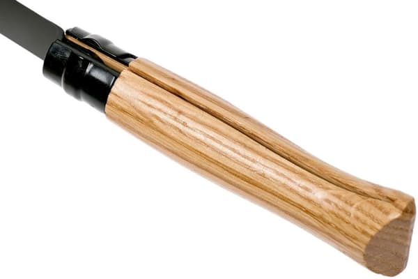 OPINEL NO 8 LUXURY BLACK OAK EDITION GIFT BOX, Opinel fällkniv svart blad