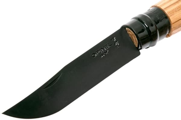OPINEL NO 8 LUXURY BLACK OAK EDITION GIFT BOX, Opinel fällkniv svart blad