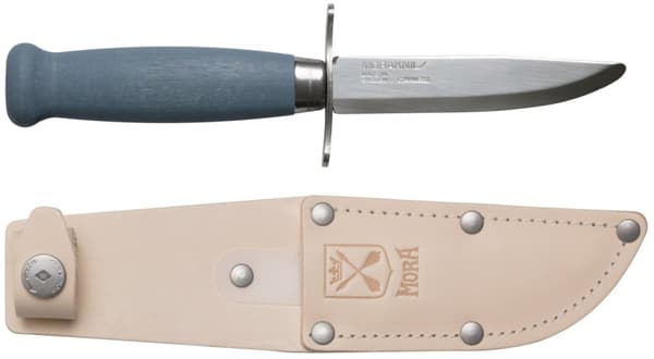 MORAKNIV SCOUT 39 SAFE, scoutkniv rundad spets blåbär