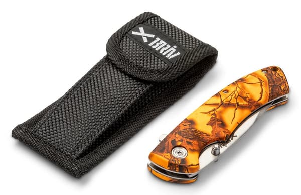 BRIV FÄLLKNIV OUTDOOR 4.5" inklusive nyloncase, fällkniv