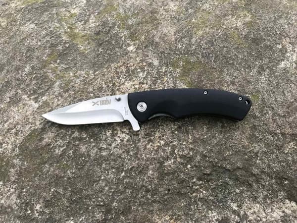 BRIV FÄLLKNIV OUTDOOR 4.5" inklusive nyloncase, fällkniv