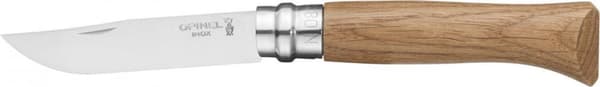 OPINEL LUXURY OAK NO8 STEINLESS, opinel fällkniv ek