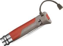 OPINEL NO 08 OUTDOOR , fällkniv med inbyggd visselpipa