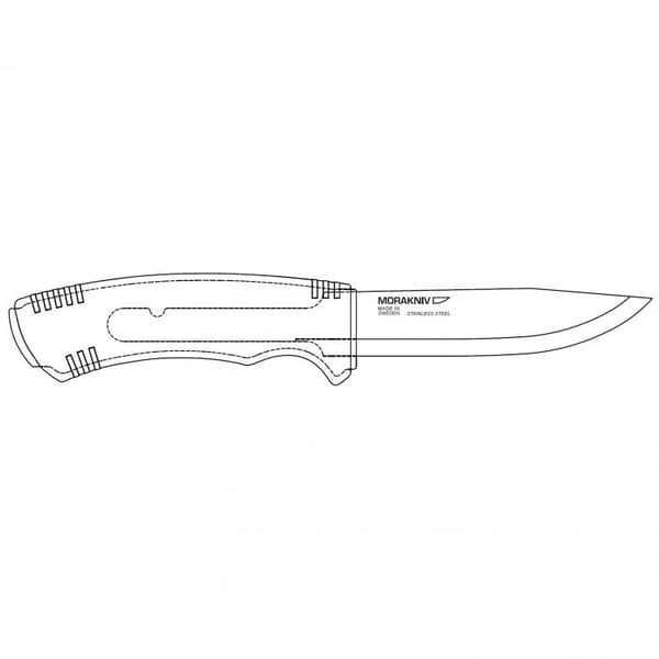 MORAKNIV BUSCHCRAFT ORANGE STEINLESS STEEL