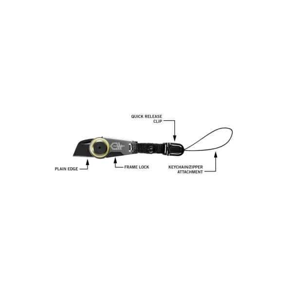 GERBER GDC ZIP BLADE, Gerber fällkniv för nyckelring
