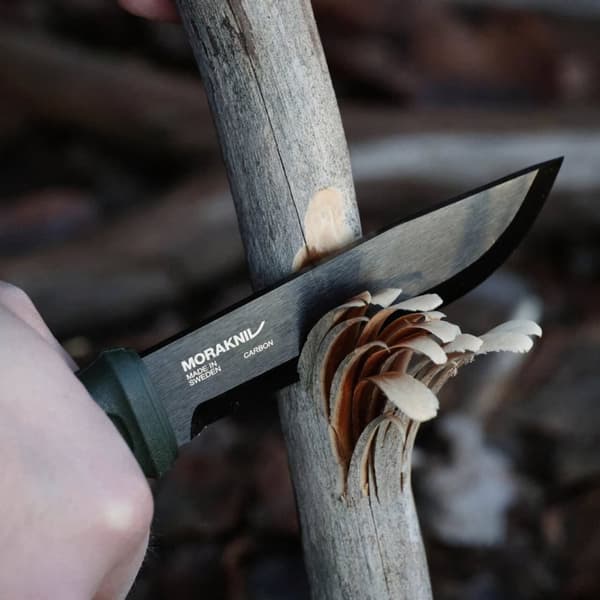 MORAKNIV GARBERG BLACK CARBON GREEN EDITION MED POLYMERSLIDA 14274