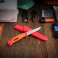 Miniatyrbild 3 av 11: MORAKNIV COMPANION SPARK EMERGENCY, överlevnadskniv, säkerhetskniv med eldstål