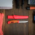Miniatyrbild 8 av 11: MORAKNIV COMPANION SPARK EMERGENCY, överlevnadskniv, säkerhetskniv med eldstål
