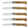 Miniatyrbild 6 av 11: OPINEL NO8 ANIMALIA FISH OAK STEINLESS, Opinel fällkniv flugfiske