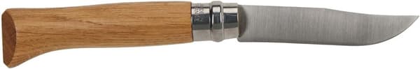 OPINEL NO8 ANIMALIA FISH OAK STEINLESS, Opinel fällkniv flugfiske